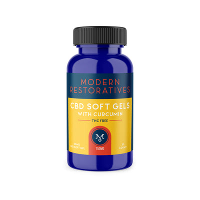 Premium CBD Soft Gels with Curcumin